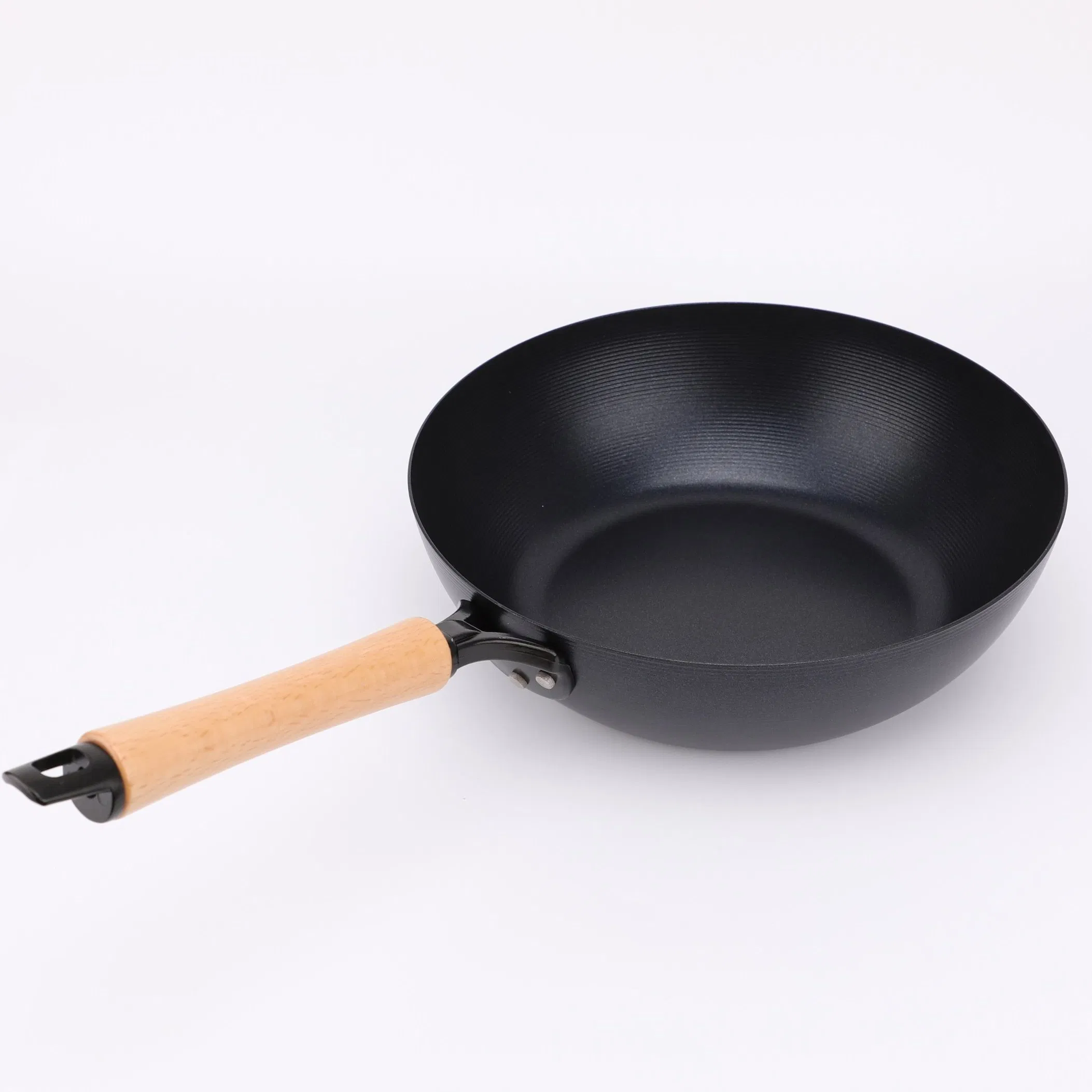 Factory Manufacture Carbon Steel Cookware with Induction Base