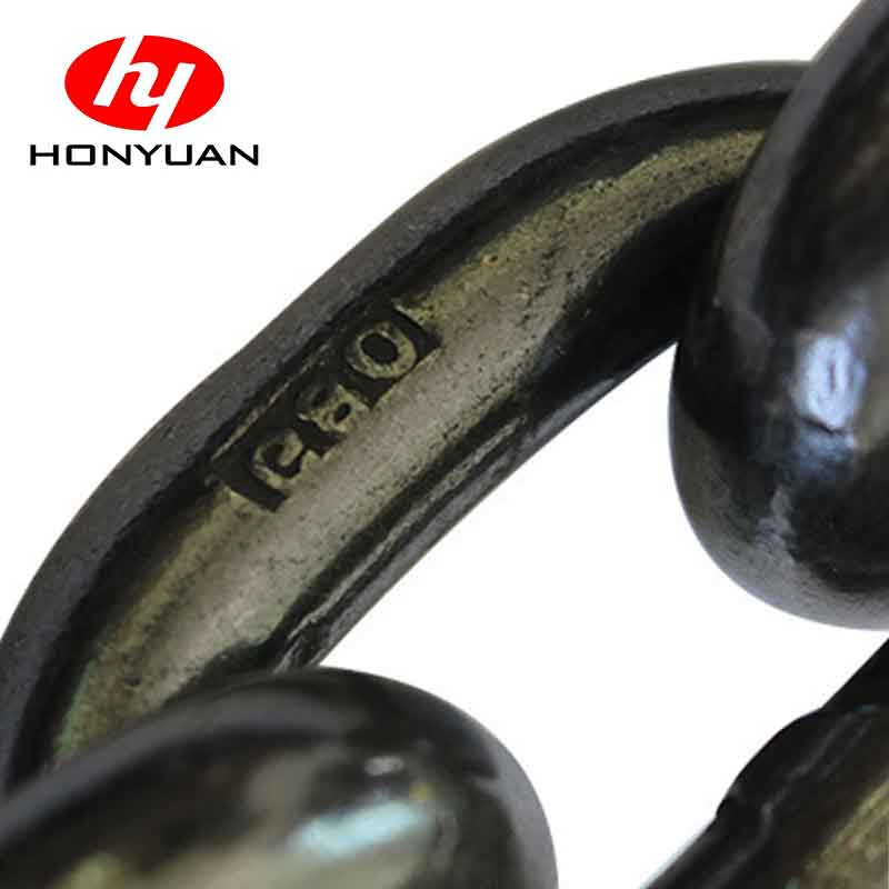 1.15 Ton Alloy Steel Chain 6 mm G80 Black Link Chain