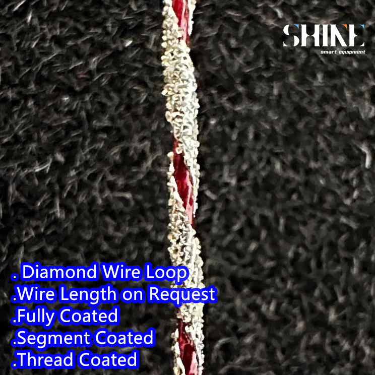 Алмазная пила-нить с покрытием для резки твердых материалов