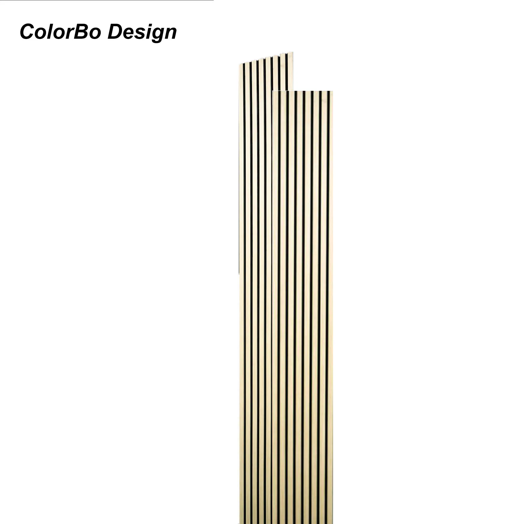 Premium Acoustic Modern Indoor 2400x320mm Wooden Slat Wall Panel