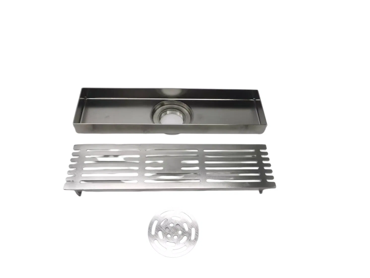 Premium Kitchen Sink with Customizable Odor-Proof Drain in Brushed Silver