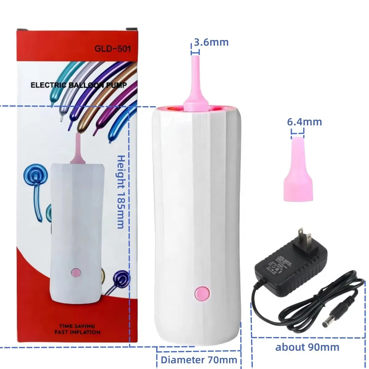 Long Electric Air Pump Automatic Blower 501 Machine Balloon Inflator Pump