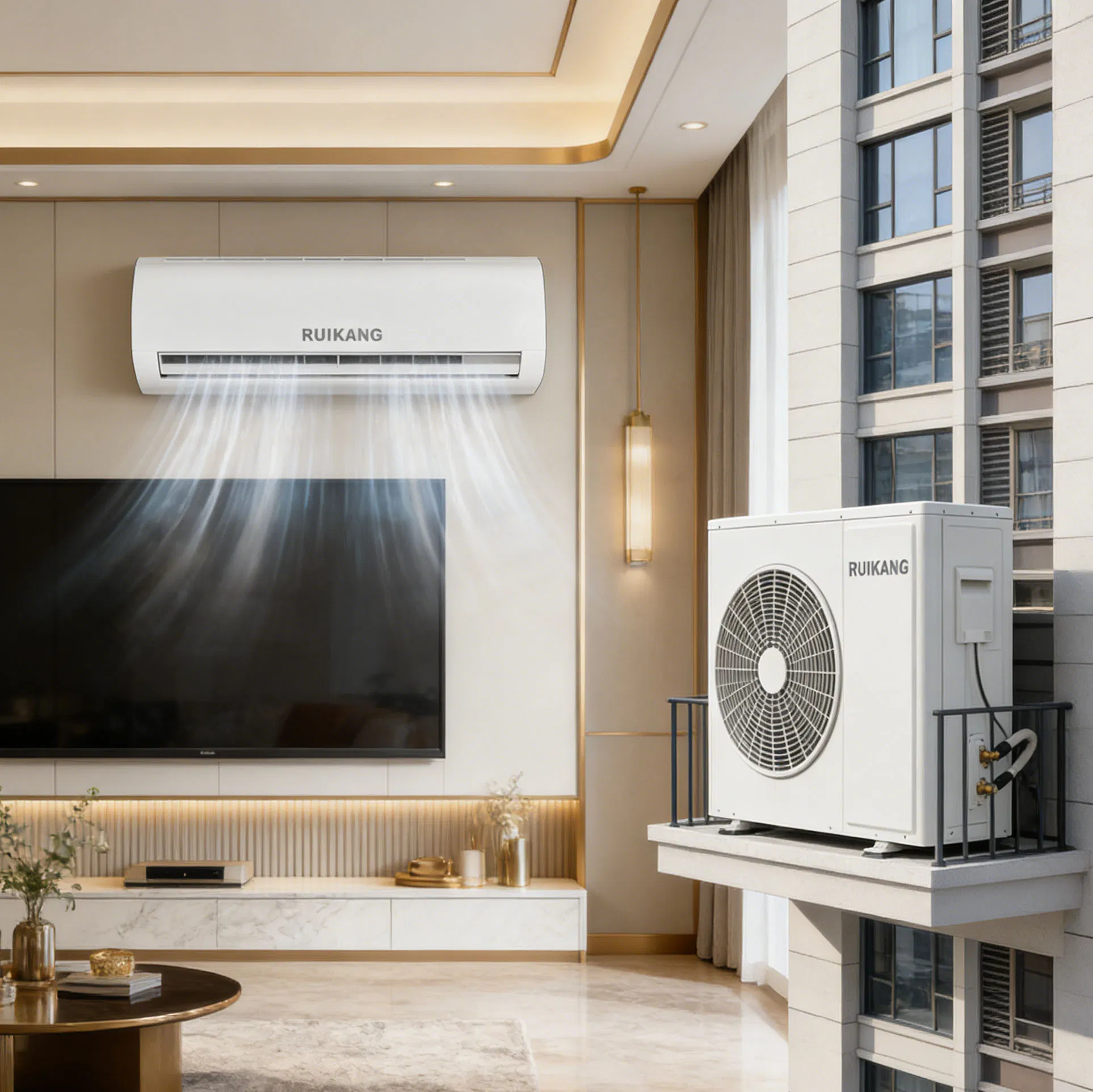 12000BTU Air Conditioner Solar System AC DC Hybrid Air Conditioner for Home