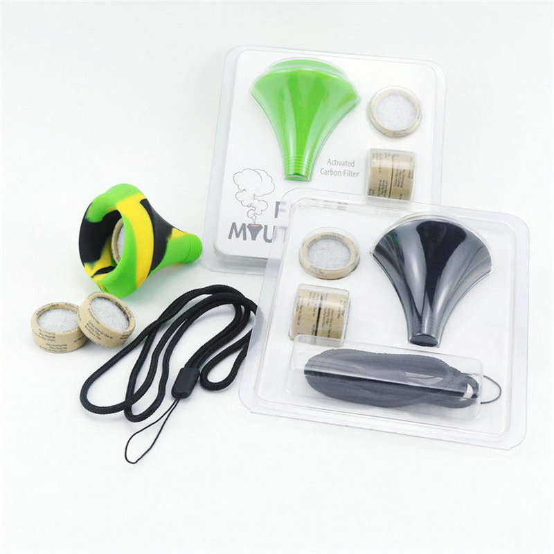 Silicone Mouthpiece with Activated Carbon Filter