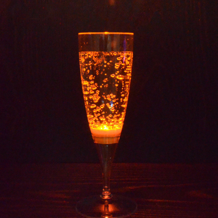 Plastic LED Wine Champagne Flute