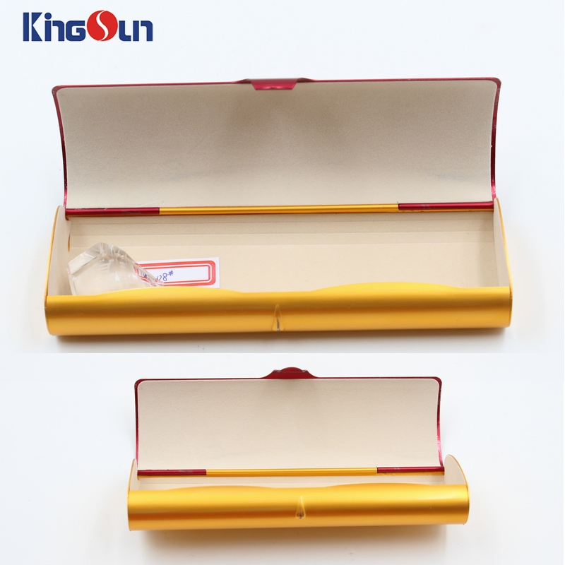 Folded Reading Glasses Aluminium Cases Metal Glasses Case Kh1026