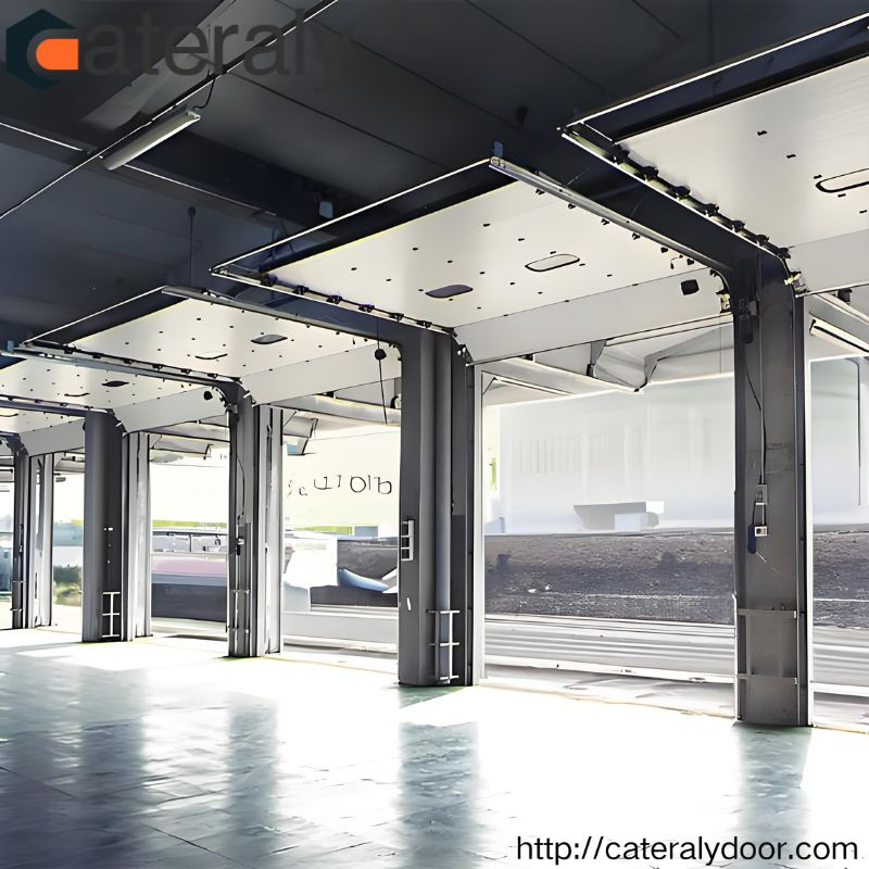 Factory Wholesale Sectional Door Reliable Industrial Door with Durable Online Support Services Available with Motor Garage Gate Automatic Door