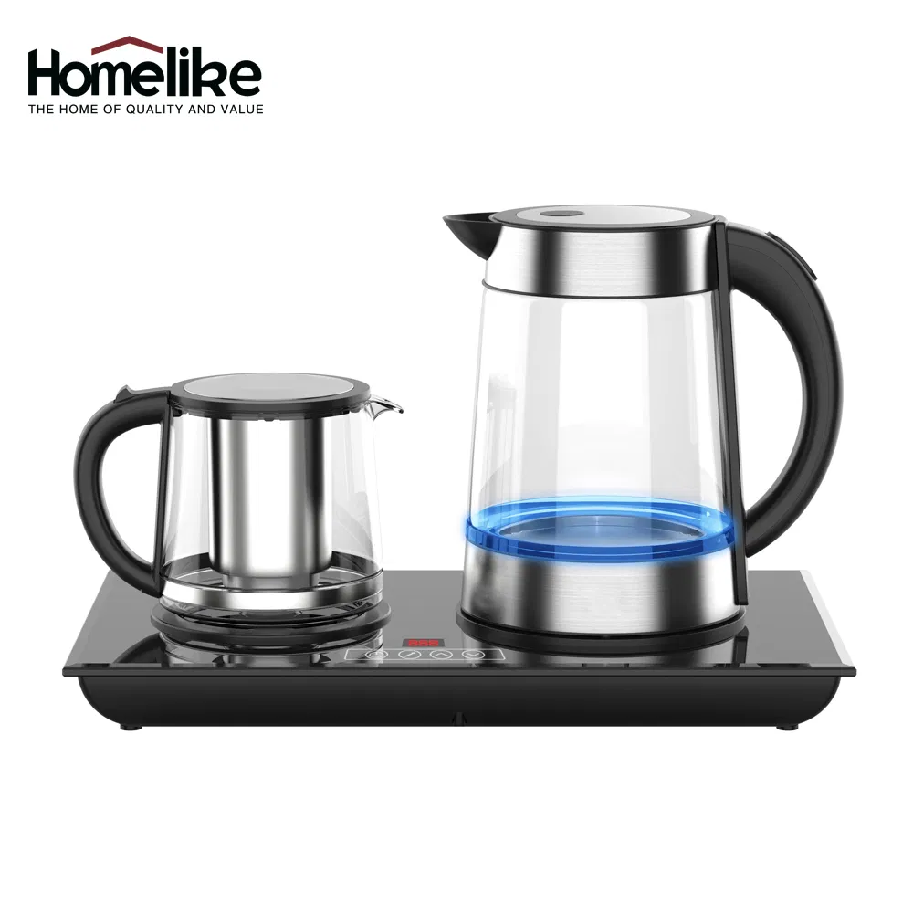 Factory Turkey 304 Stainless Steel LED Display with Touch Control Automatic Electric Tea Maker Machine 1.7L