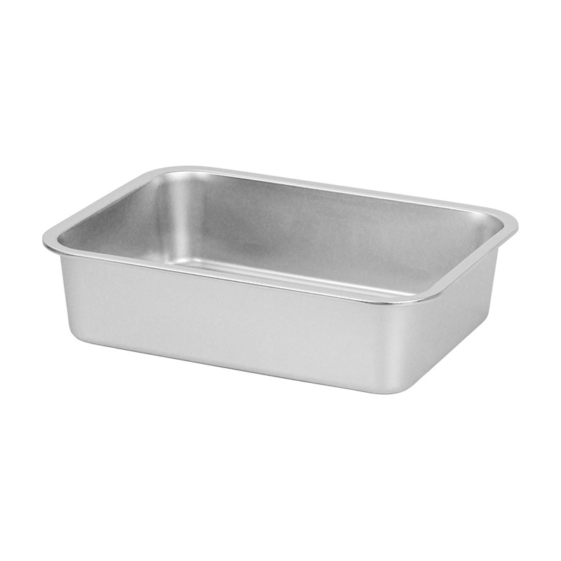Stainless Steel Deep Tray Rectangular Catering Pan with Lid Perforated