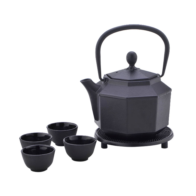 Чайный набор из чугуна Cookwin с чашками и подставкой