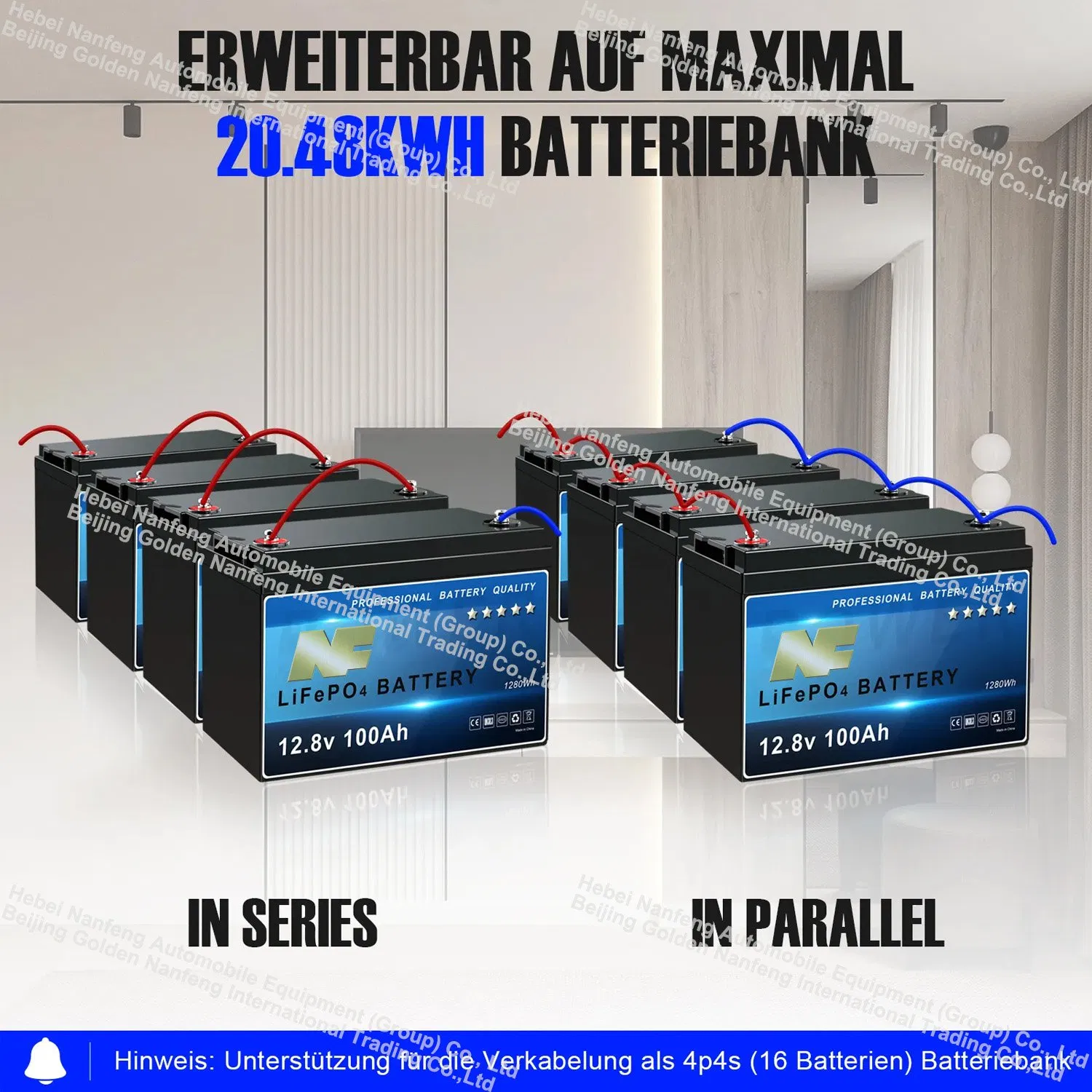 LiFePO4 Battery 12V 100Ah Deep Cycle