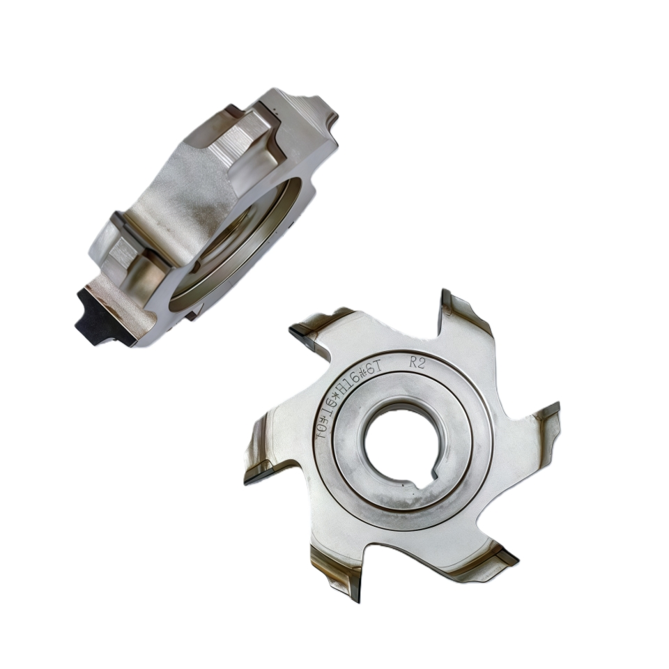 70X16xh16-6t R2 Diamond Edge Trimming Knife 69*16*H13*6z*R2 PCD Cutter Edge Banding Woodworking Machine Parts