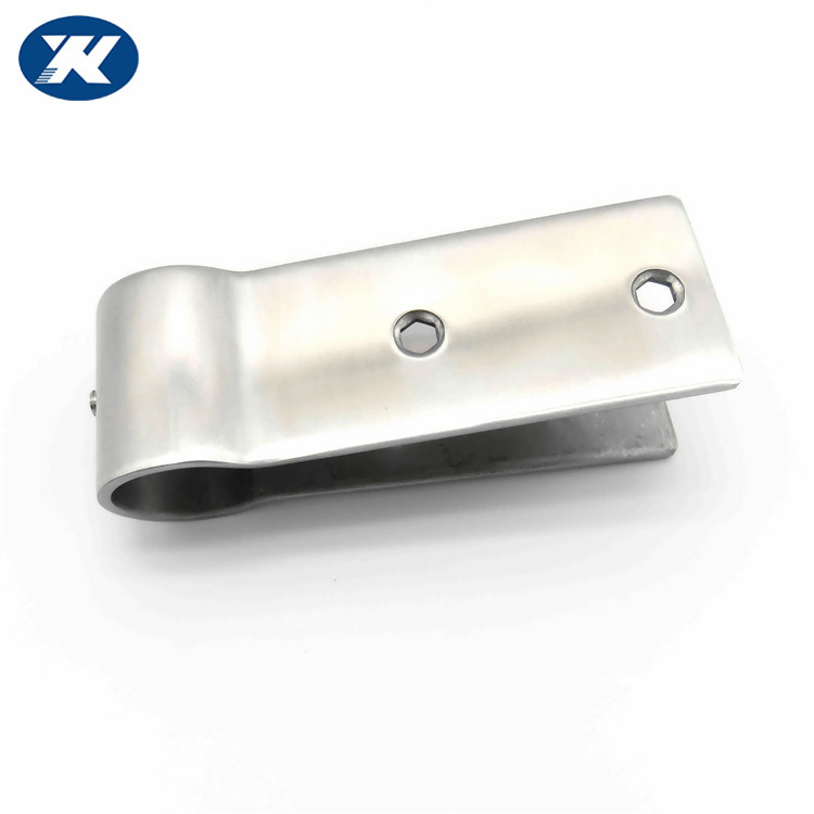 Stainless Steel Cubicle Fittings Public Toilet Cubicle Partition Upper Panel Holder