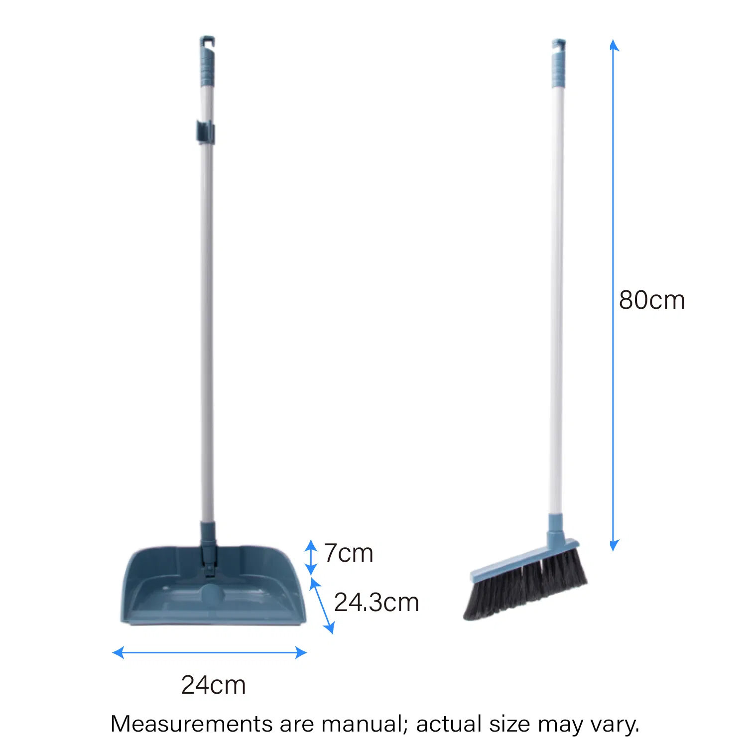 Broom Dustpan Combo Telescopic Long Handle Folding Windproof Broom and Dustpan Set Dust Broom