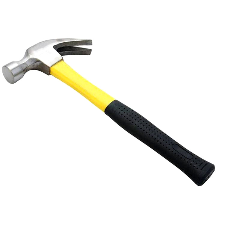 Hand Tool Claw Hammer with Rubber Handle