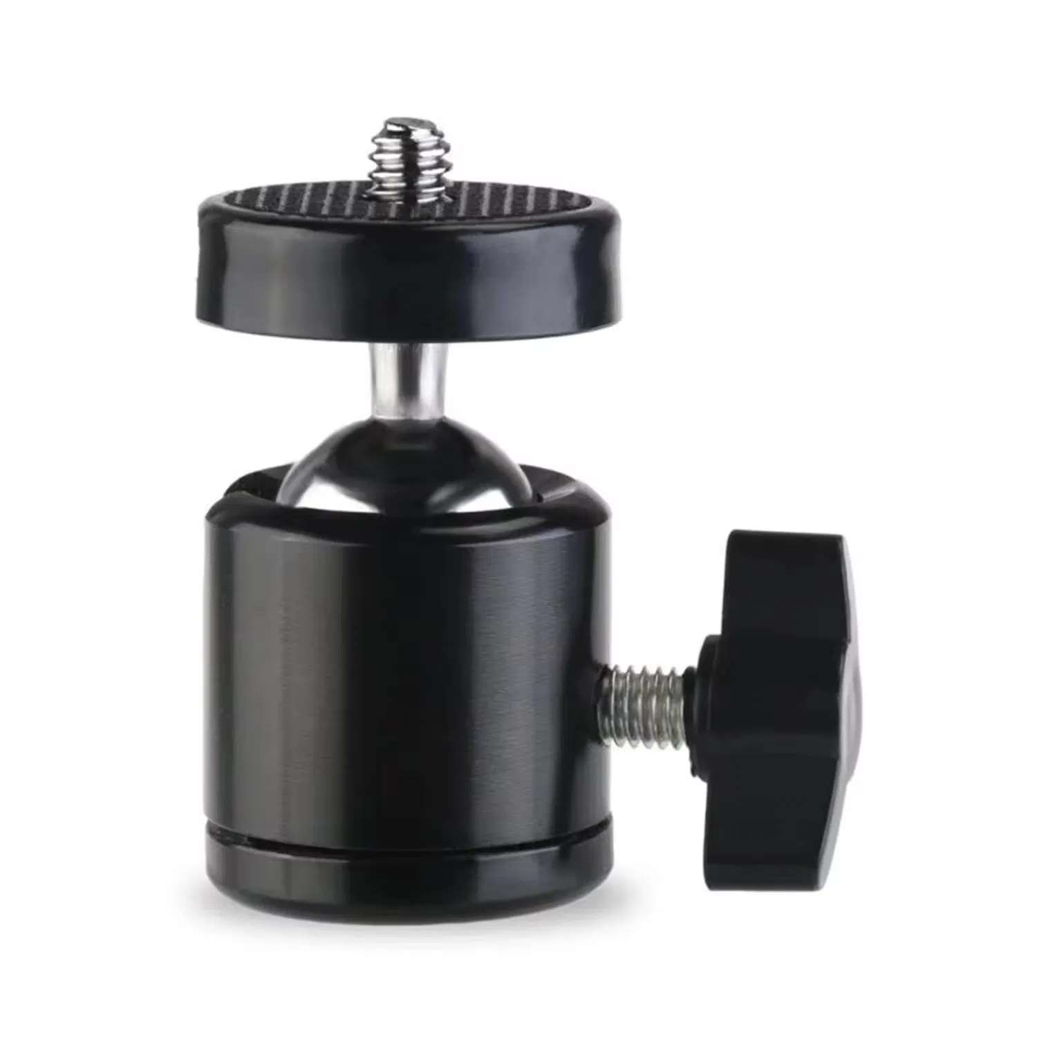 Aluminum Ball Head Q29 Swivel 360 Degree Rotation Mini Ball Head for Tripod Monopod Ring Light DSLR 3/8 to 1/4 Inch Hole