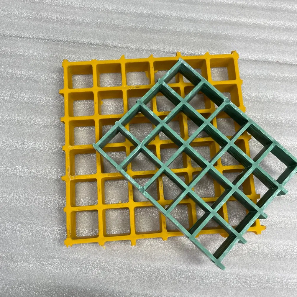 Hot Sale Versatile FRP Industrial Construction Floor Walkway Insulation Mold Fiberglass Road Drain Covers Grates Custom Cutting