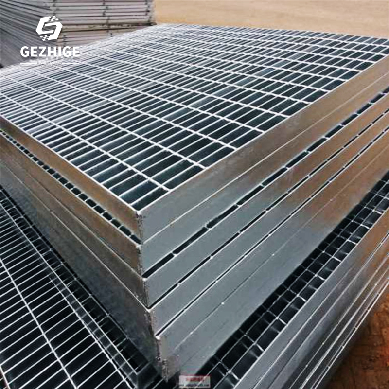 Gezhige Customized Building Material Heavy Duty Hot Dipped Galvanized Stainless Steel Grating for Drainage Trench/Drain Cover