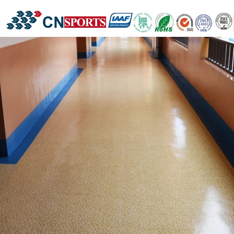 Anti-Skid Flexible Spua School Flooring of Outstanding Durability