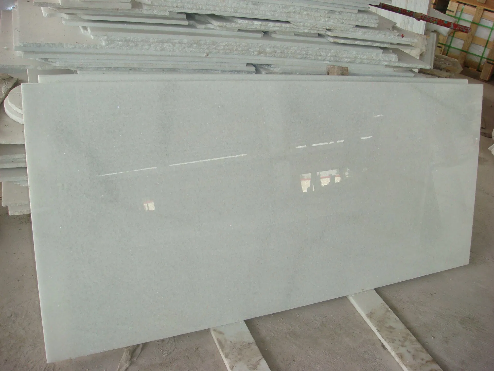 Popular Natural Crystal White/Thassos White Marble Slab and Tile for Hotel Wall Floor Decorate