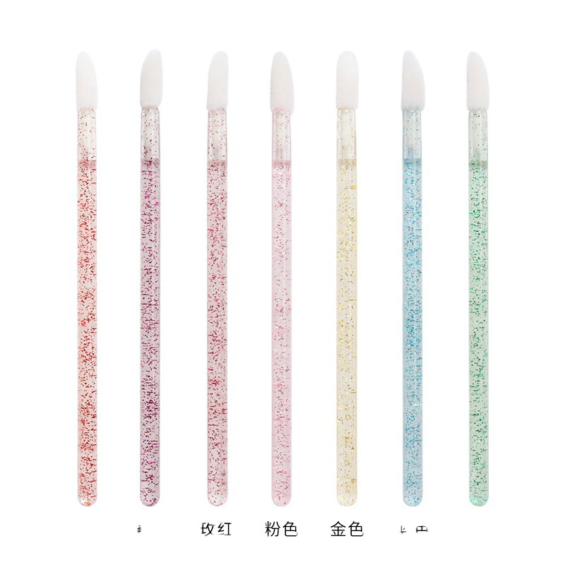 Glitter Lip Brushes Suppliers Customize Logo Brush