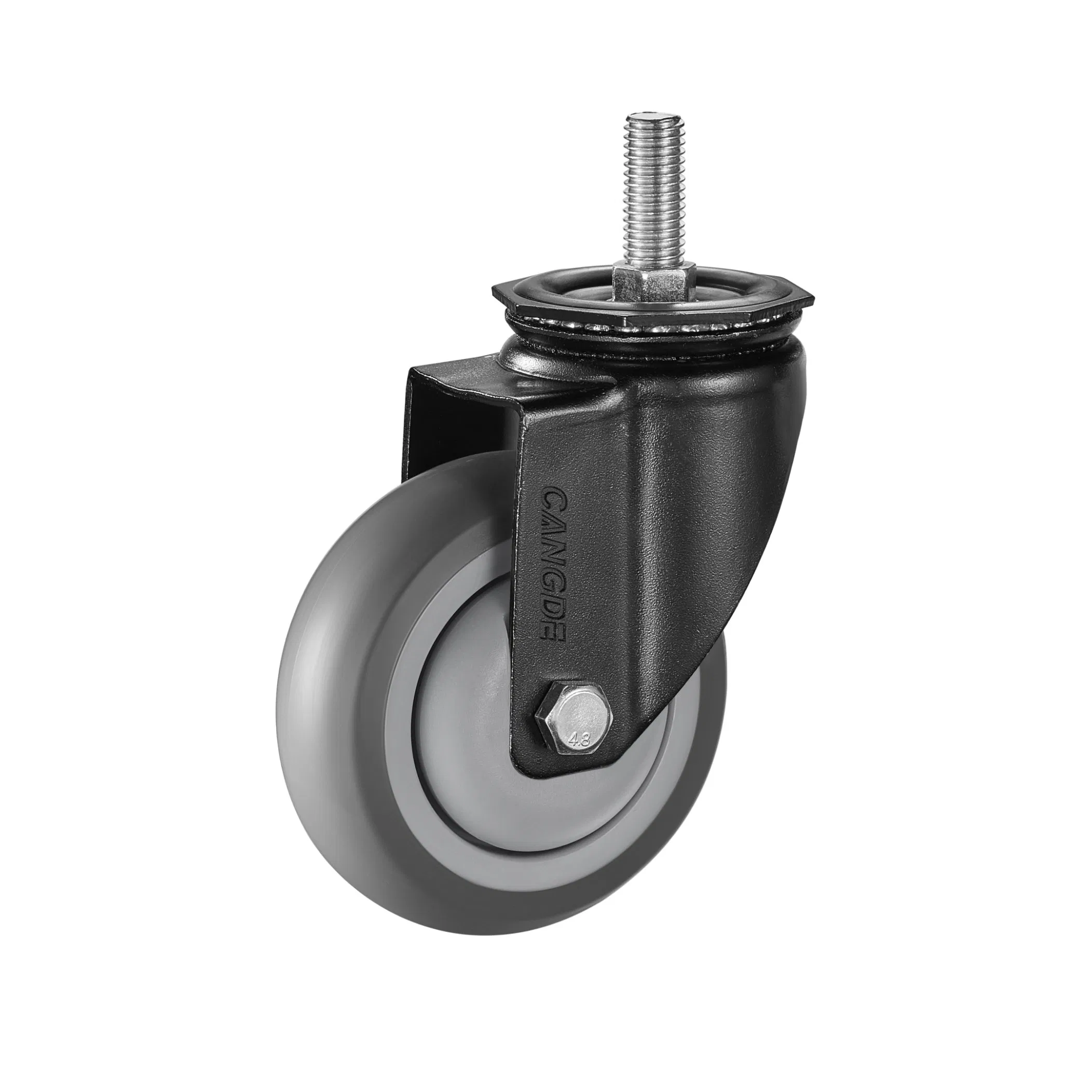 75mm100mm125mm Medium Duty Silent TPR Rubber Caster