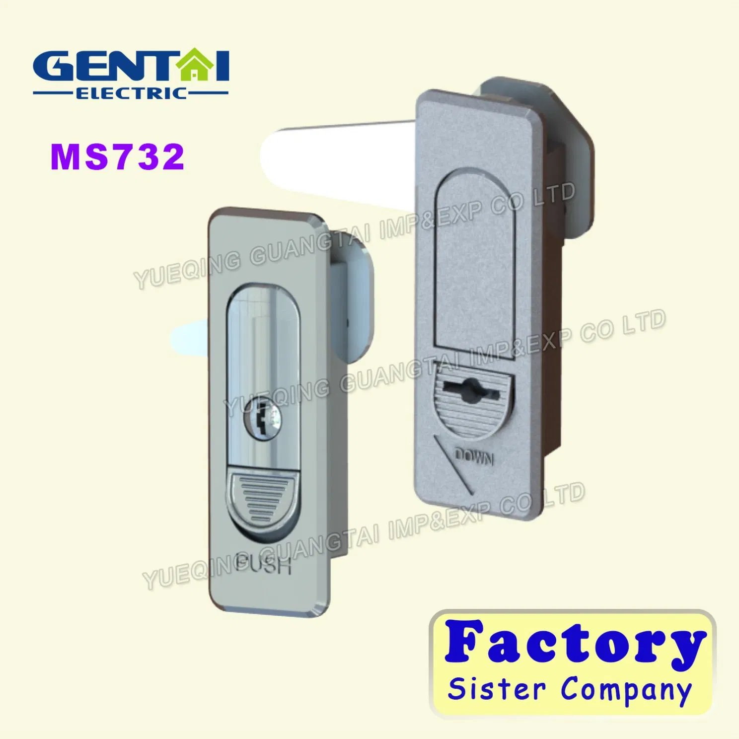 Ms732 Tool Box Push Button Lock