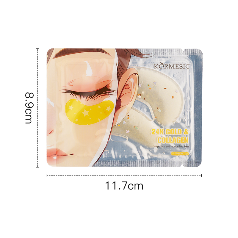 Revitalizing 24K Gold and Collagen Eye Mask for Youthful Skin