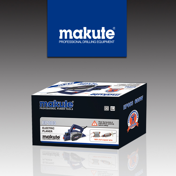 Электрорубанок Makute EP003 600Вт, ширина 82мм