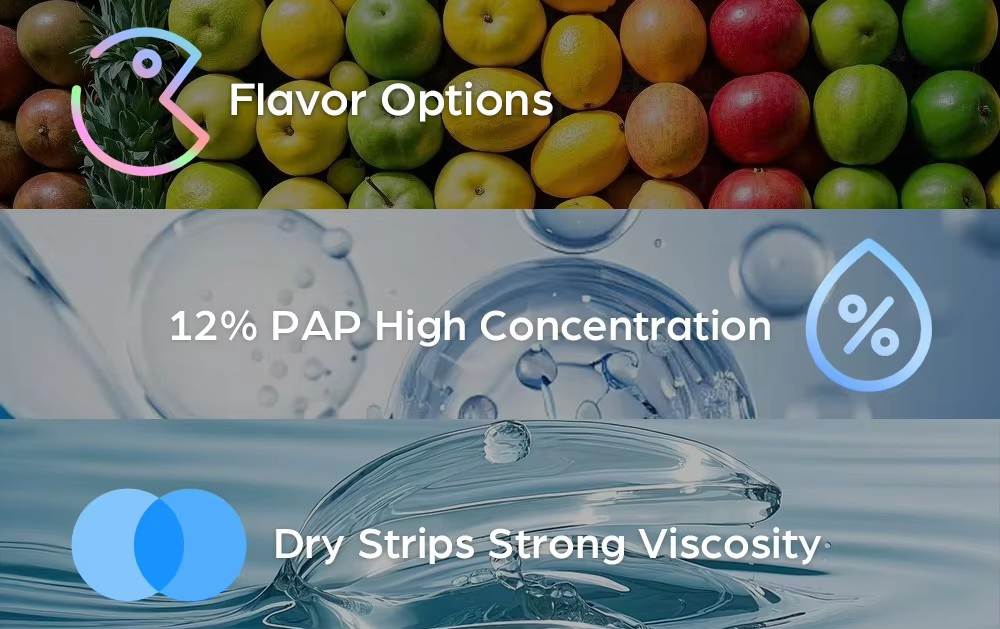 Teeth Whitening Strip Factory Enamel Safe Pap Gel