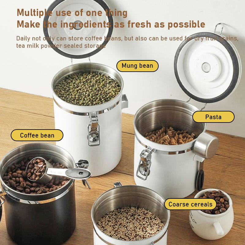 Stylish 2026 Stainless Steel Kitchen Canisters for Food Preservation