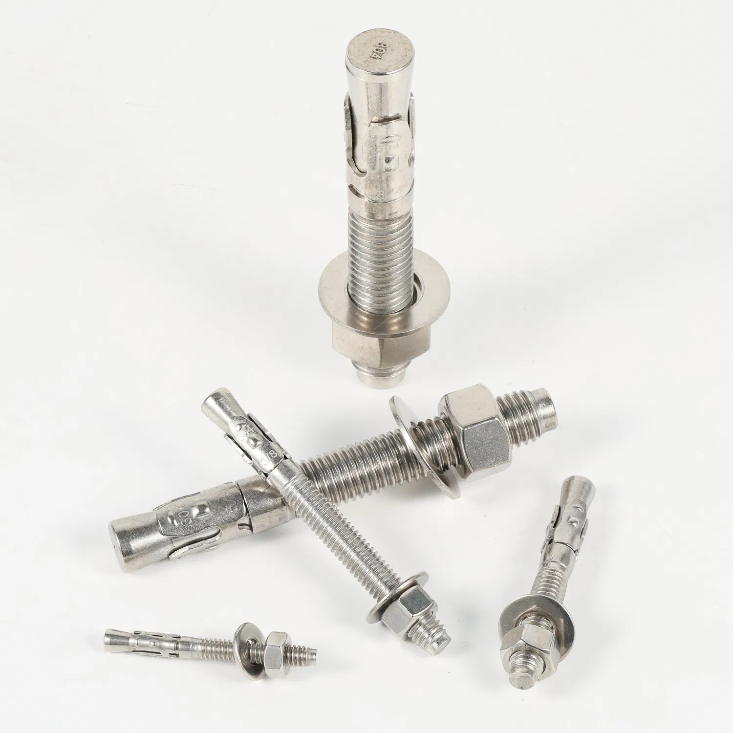Hex Hexagon Built-in Expansion Screws Bolt Sleeve Stainless Steel Wedge Anchor for Concrete