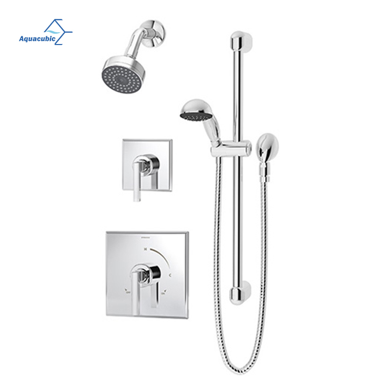 China Custom Wide Small Round Brass Rain Shower Heads Rainfall Shower Head Combo High Pressure Water Flow