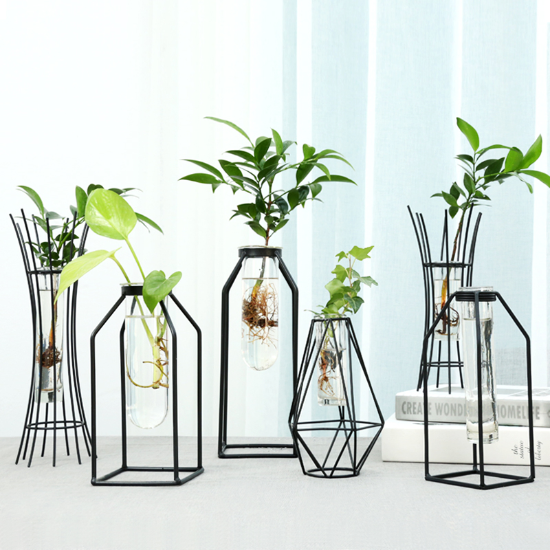 Steel Stand with Glass Holder for Home Deco and Decoration
