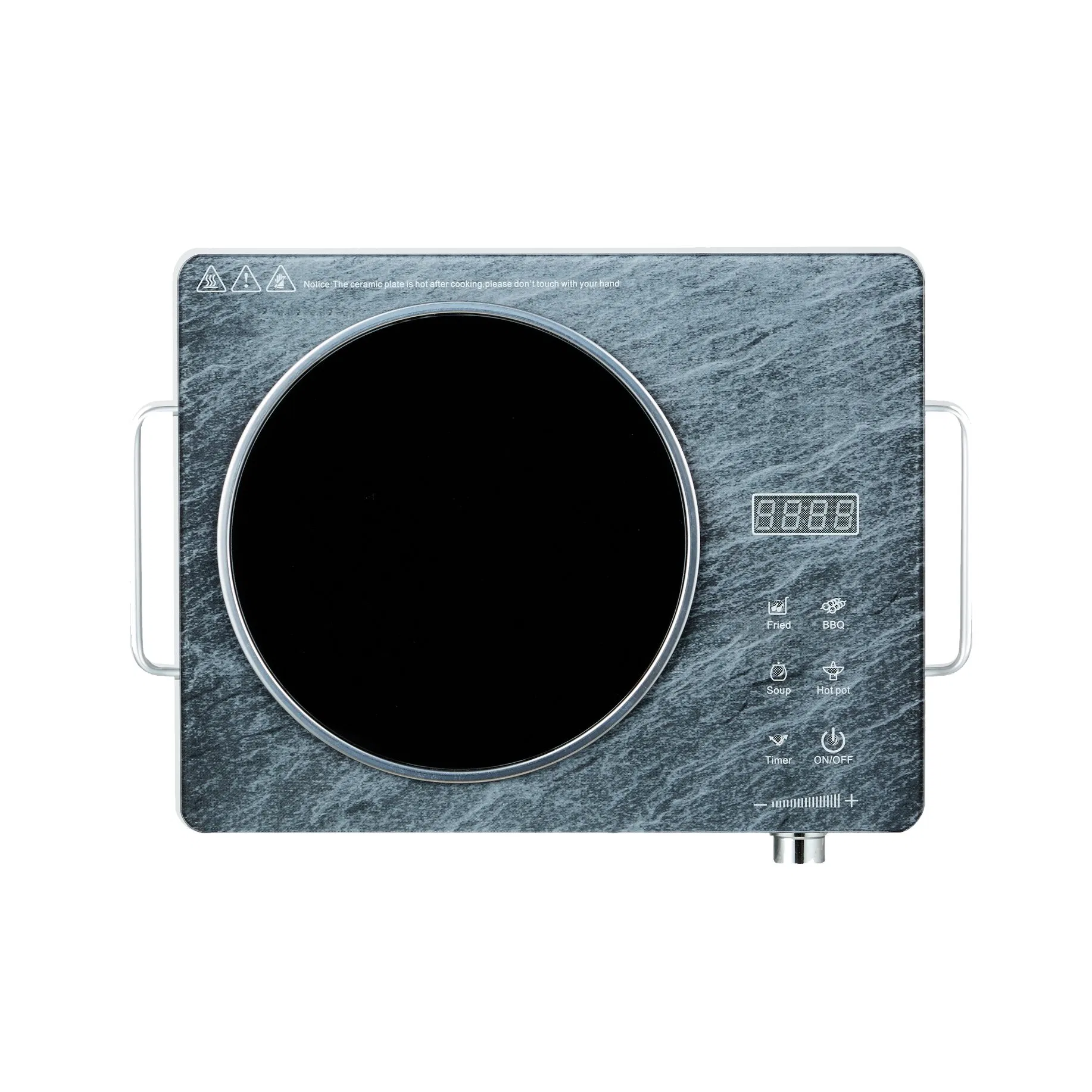 Electric Infrared Cooker Countertop Ceramic Cooker Stove Infrared Cooktop Infrared Stove with Micro-Crystal Plate