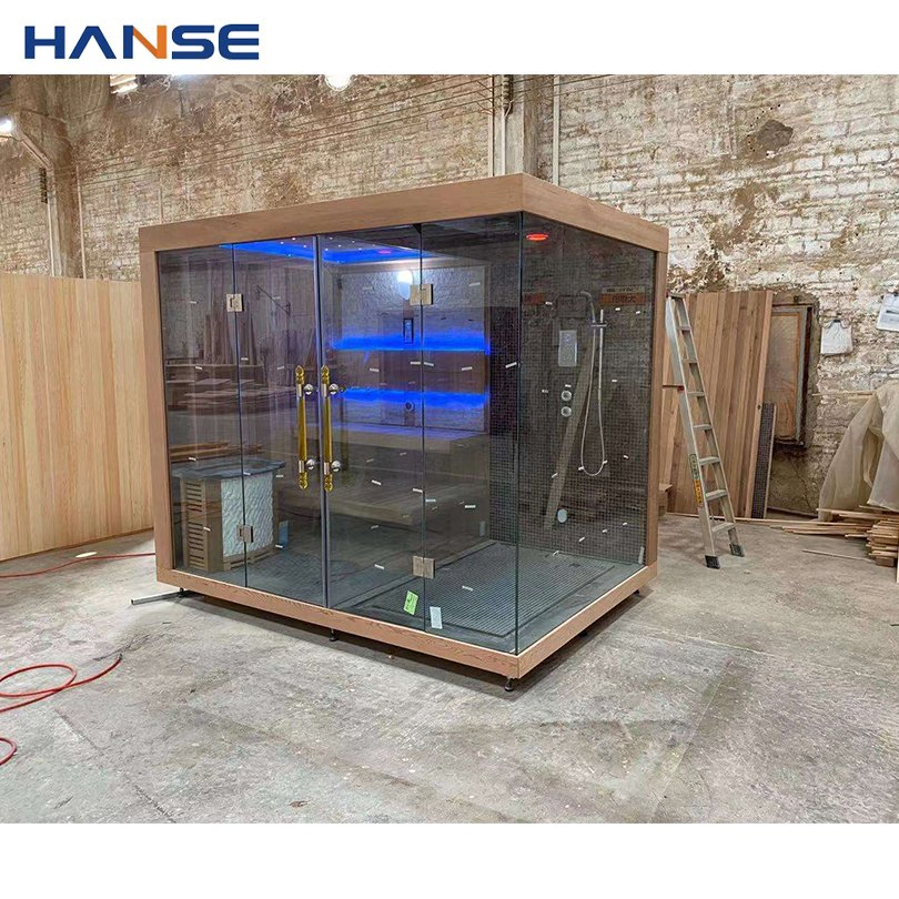Hanse Good Price Big Size Shower Room Healthy Steam Room Bathroom Sauna Shower Room