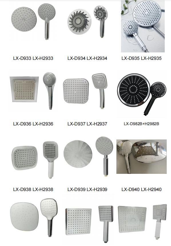 Iprosan 9 Inch Round Shower Head Set ABS Brass Shower Set