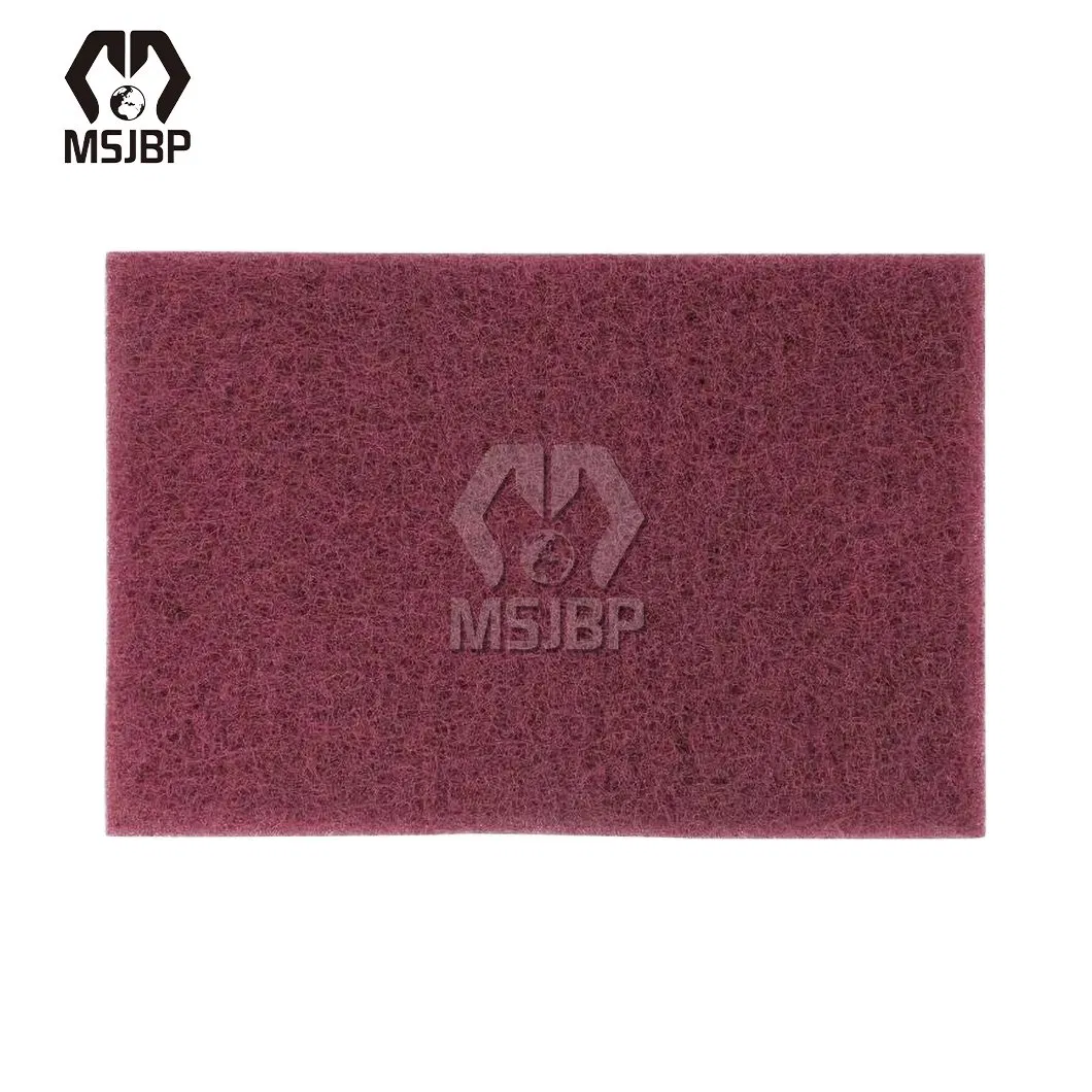 Msjbp Scouring Pad China Factory 320# 7802 Non-Woven Abrasive Hand Pads