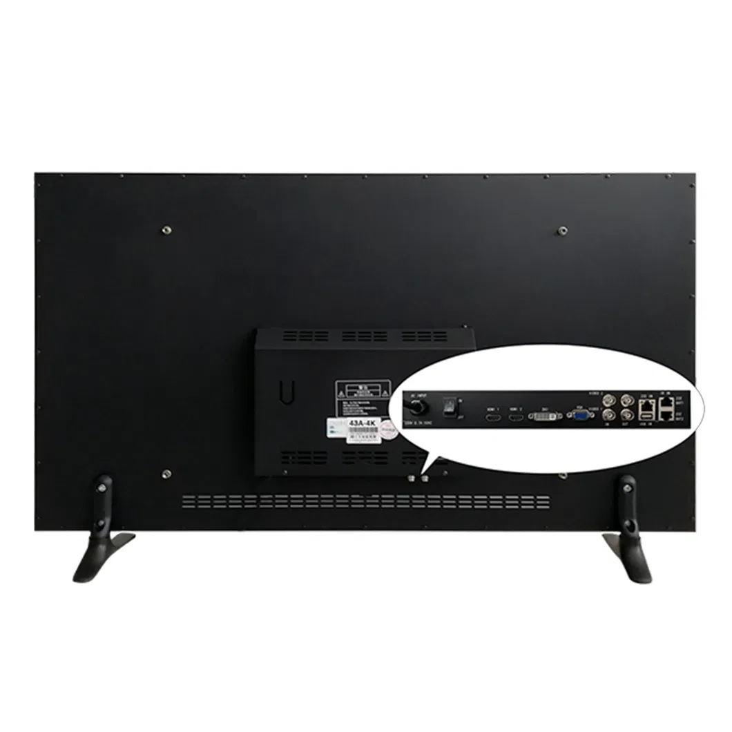 Hicotek 4K 43 Inch CCTV IP Camera NVR System Colorful LCD LED Surveillance Mini Cameras Display TV Monitor