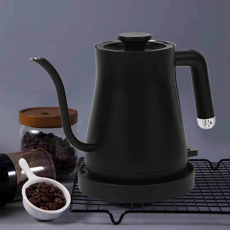 Yuekon Electric Thermos Kettle 304 Stainless Steel Coffee Pour Over Kettle Gooseneck Electric Coffee Kettle White