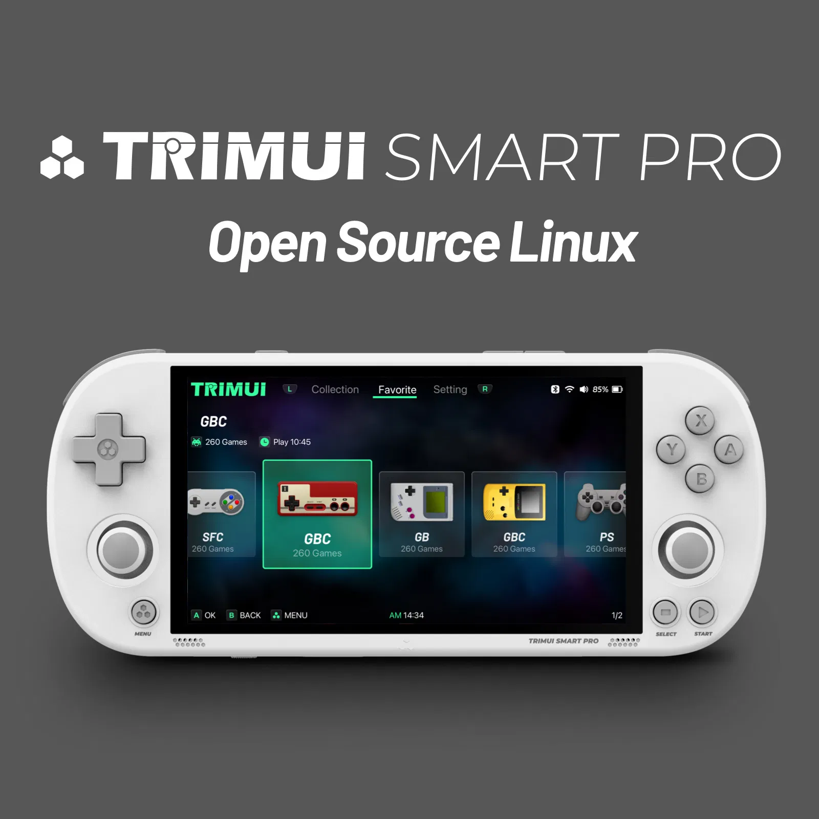 Портативная консоль Trimuismart 5 дюймов HD