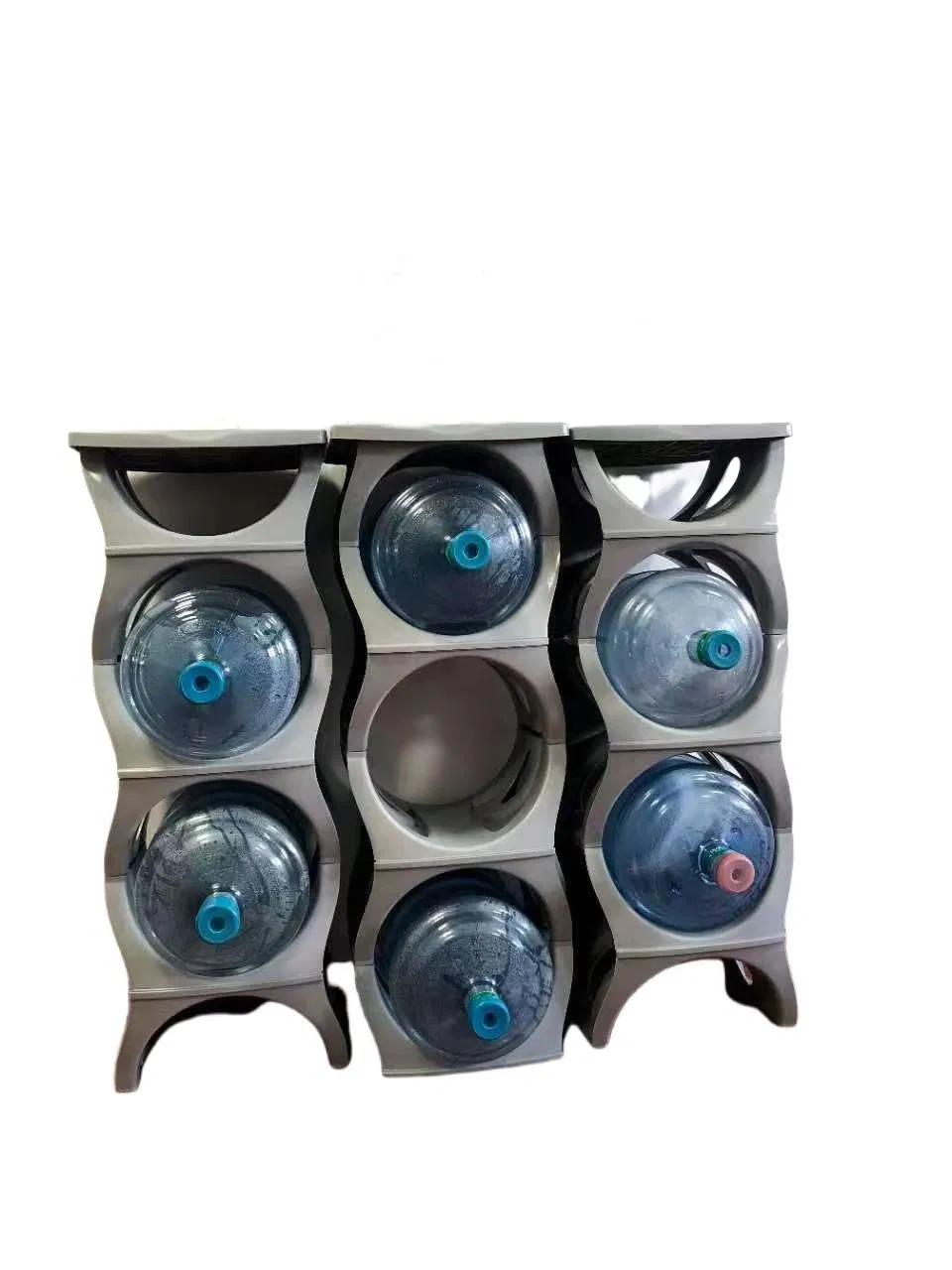 Durable Water Dispenser Stand with Bucket Storage Solution