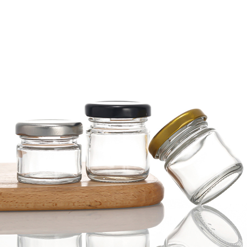 Wholesale Glass Jam Honey Jelly Jars with Twist off Lid Honey Jars 25ml 35ml 45ml