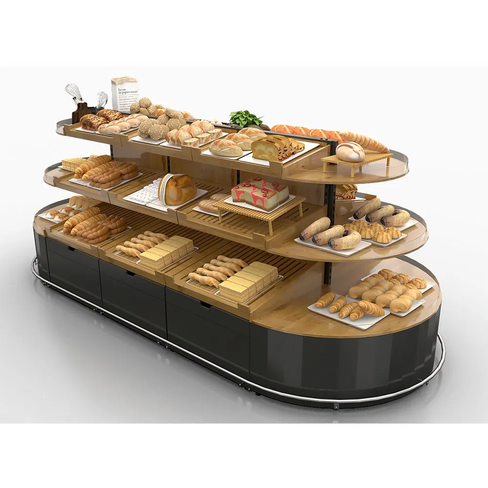Gondola Bakery Bread Cake Display Rack