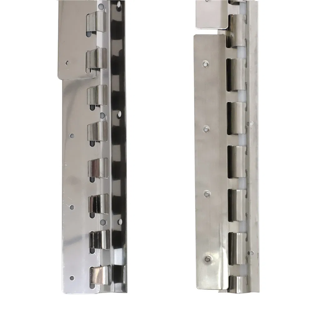 PVC Strip Door Mounting Hardware EU/Cn Style Hanger Rail and Clamp 200mm