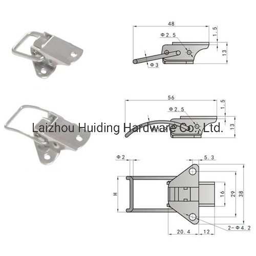 SS304 Mini Butterfly Toggle Latch