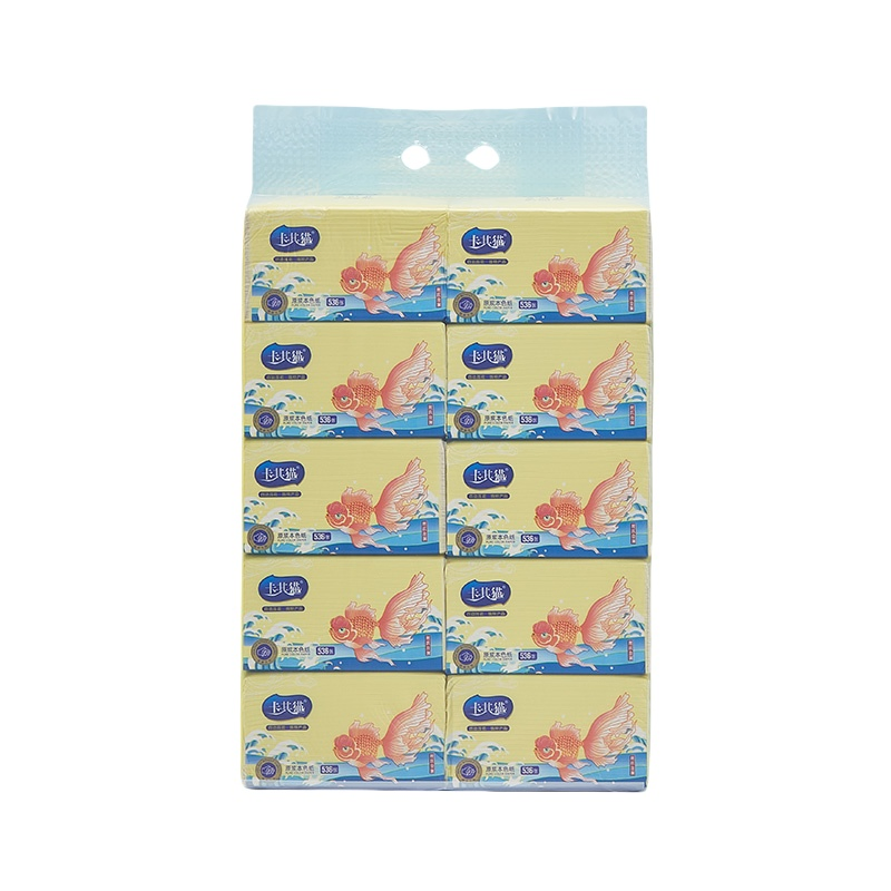 Embossed Bag 2-3 Ply 70-200 Sheets Facial Tissue