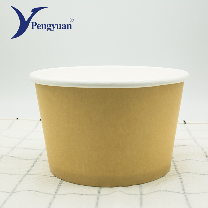 Disposable Greasproof Kraft Paper Food Bowls Noodle Bowls