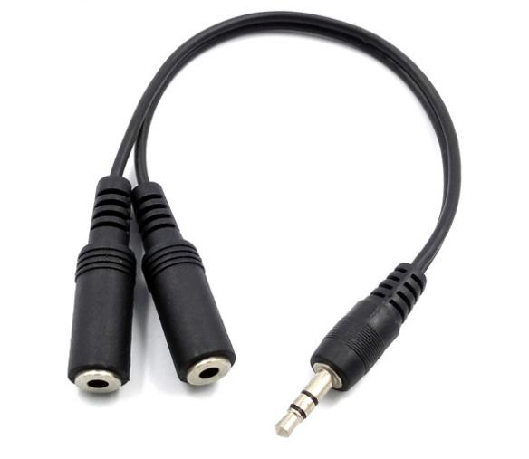 Аудио кабель 3.5 мм Jack с позолотой 24K (2 шт)