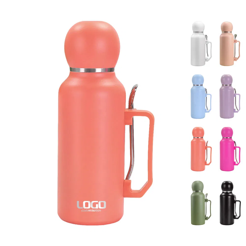 Термос для мате 1300 мл, набор из нержавеющей стали